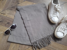 Lacoste Wool Scarf Muffler Grey