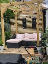 Quality Timber Garden Patio DIY Tanalised wooden Pergolas FREE MAINLAND DELIVERY