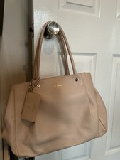Nude LK.BENNETT REGAN Large Grained Leather Tote Bag. Excellent Condition