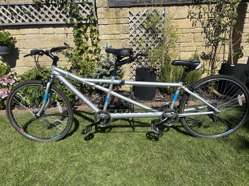 Dawes combi tandem bike silver - tandem,