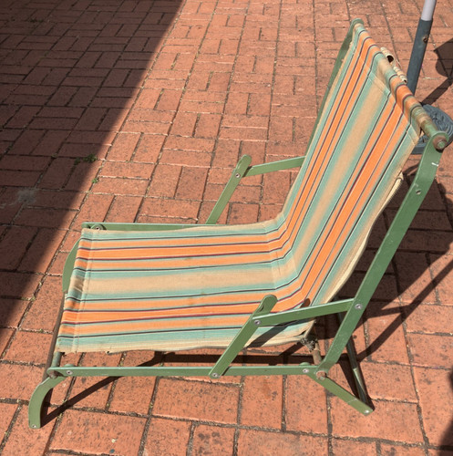 Vintage metal frame folding - frame,