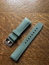 FKM Rubber Watch Strap 20mm For Tudor Black Bay 58 / Ranger Olive Green