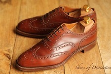 Church's Chetwynd Brown Leather Oxford Brogue Shoes Men's UK 8 F US 9 EU 42