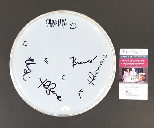 Phoenix band signed drumhead - band,