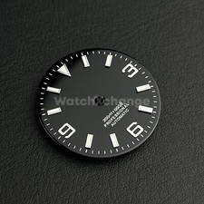 29mm Black & Silver Watch Dial