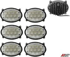 6" LED Oval Roof Hood Light Floodlight X6 Inner Outer Grill Cab Tractor Combine