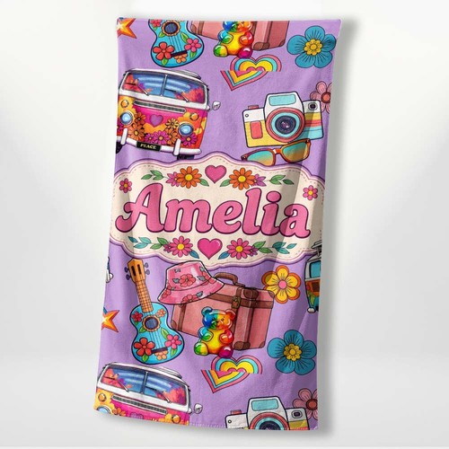 Personalised name beach bath - beach,