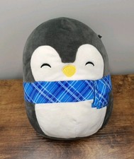 Squishmallows Luna the Penguin - Blue Scarf 7.5” Plush Soft Toy