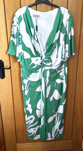 Lisabella green white leaf - green,