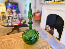 Vintage Green Glass Onion