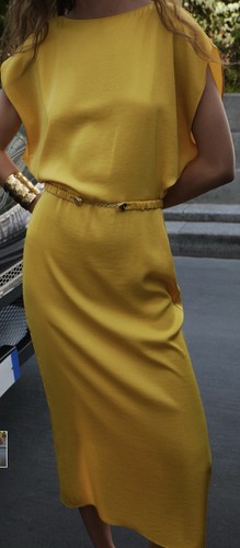 Zara belted satin midi - -, dress