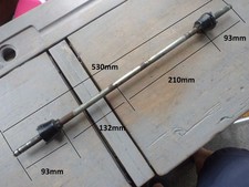 PRE LOVED ~ POWAKADDY GOLF TROLLEY AXLE WITH CLUTCHES ~ SEE DIMENSIONS ~ 530 MM 