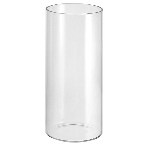 9x2 clear glass - glass, cylinder