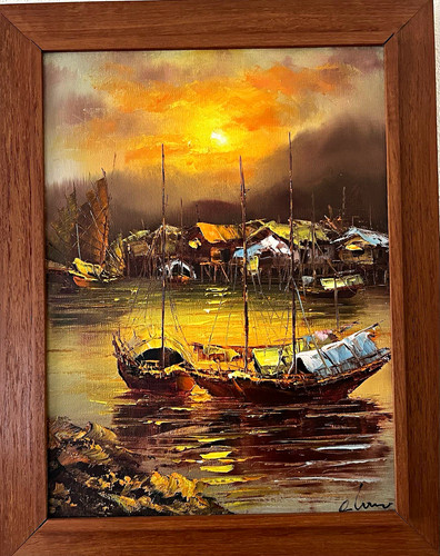 Set chung framed signed - of,