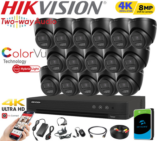 8mp hikvision cctv security - 8mp,