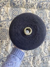 2ply Acrylic Mix  coned yarn 1556 grams in the shade Grey