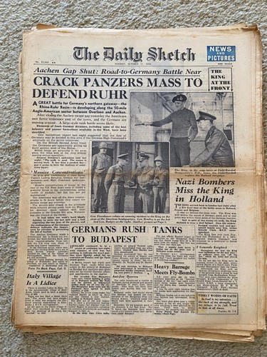 Daily sketch newspaper 1944 - newspaper,