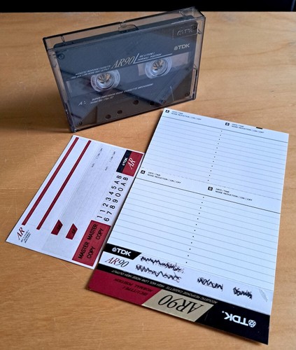Tdk ar90 vintage used - vintage, cassette