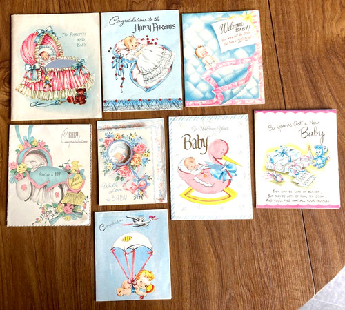 Vintage 1950 greeting cards - vintage,