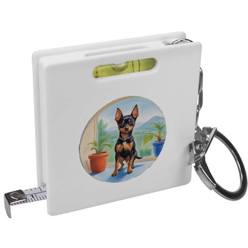 Miniature pinscher keyring - 'miniature, pinscher'