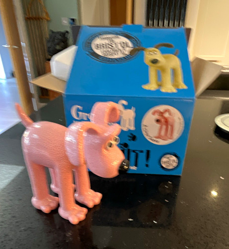 Bristol blue glass - bristol, gromit