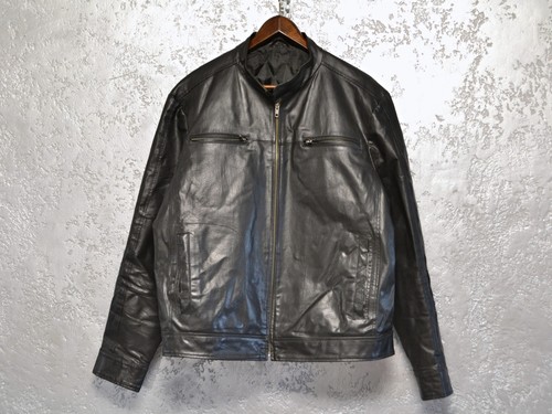 Men black leather - men's,