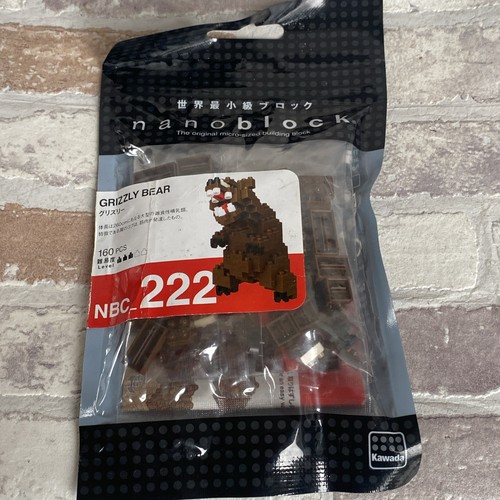Nanoblock grizzly bear nbc 222 - grizzly,