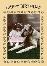IRISH WOLFHOUND DOG BIRTHDAY