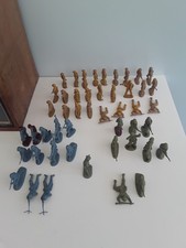 48 Vintage Matchbox 1:32 Scale WW2 German, US & British 8th Army Soldiers.