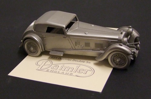 Pewter 1931 daimler - double, six