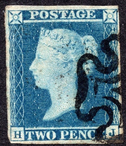 Penny blue sg14 plate 4 - 3,,
