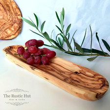 Rustic olive wood snack bowl - rustic,