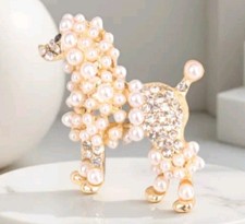 Retro Poodle Brooch Elegant