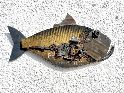 Handmade sculpture fish - handmade,