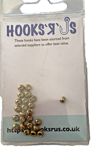 Brass beads for fly - beads, 4mm