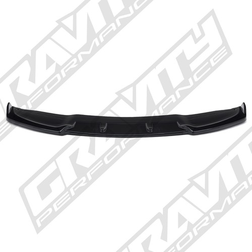 Gloss black front splitter - black,