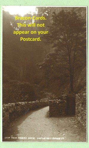 K368 derbyshire p postcard - [k368], r/p