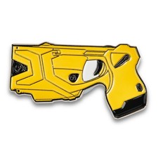 Police Taser X2 Pin Badge