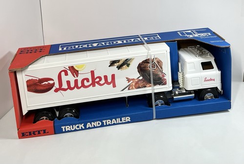 Vintage ertl truck trailer - ertl, &