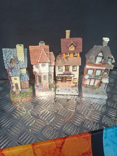 Miniature village houses - village,