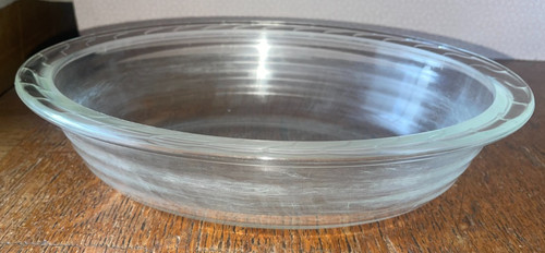 Rare phoenix pyrex clear oval - rare,