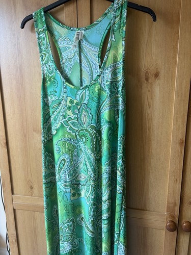 Green maxi summer - green, dress