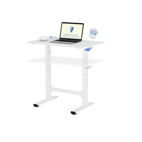 Mobile standing desk pneumatic - standing,