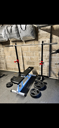 Squat rack adjustable bench - rack,