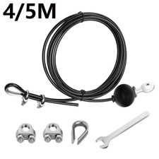 Adjustable Gym Steel Wire Rope Kit DIY Weight Multi Gym Cable Fitness Pulley NEW