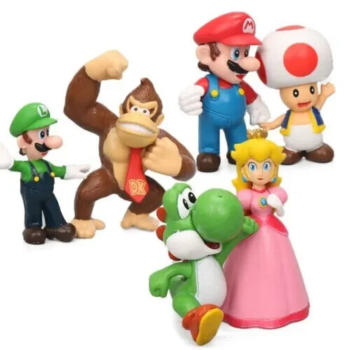 6pcs set super - super, bros