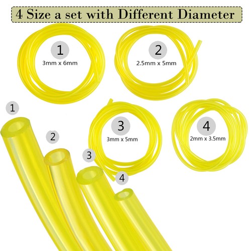 4pcs petrol fuel - pipe, line