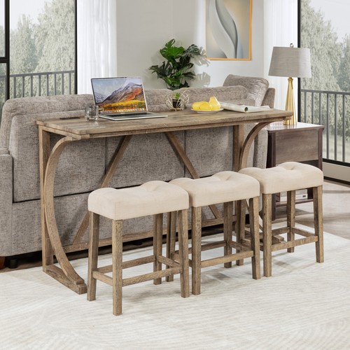Piece bar table set - 4-piece, counter