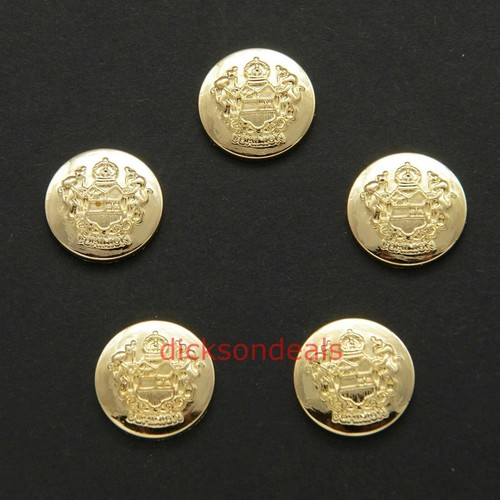 Military buttons gold colour - 5,