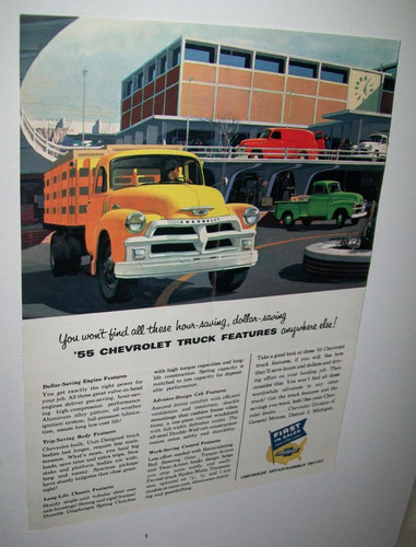 1955 chevy stake pickup - 1955, (1954)